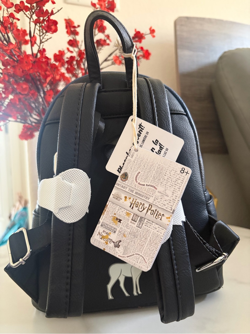 Loungefly Exclusive Harry Potter Forbidden Forest Glow in the Dark Mini Backpack - Picture 6 of 7